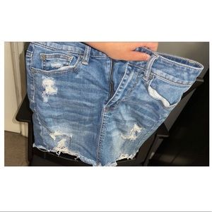 Ripped American Eagle Jean Skirt , Size 4